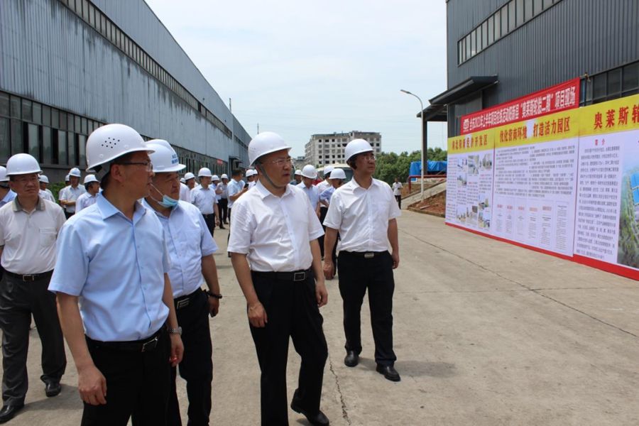 黄石市委副书记、市长吴锦莅临奥莱斯二期项目调研_???? Jintian ???????? ????????